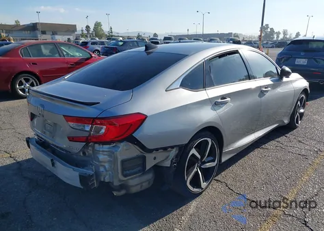 2022 Honda Accord Sport из США, поврежденный, VIN 1HGCV1F38NA066675